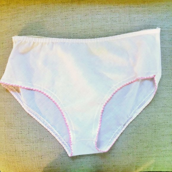 unknown Other - Womens Vintage Cotton Fabric Panties Underwear Unusual Oddity Pink Pretty